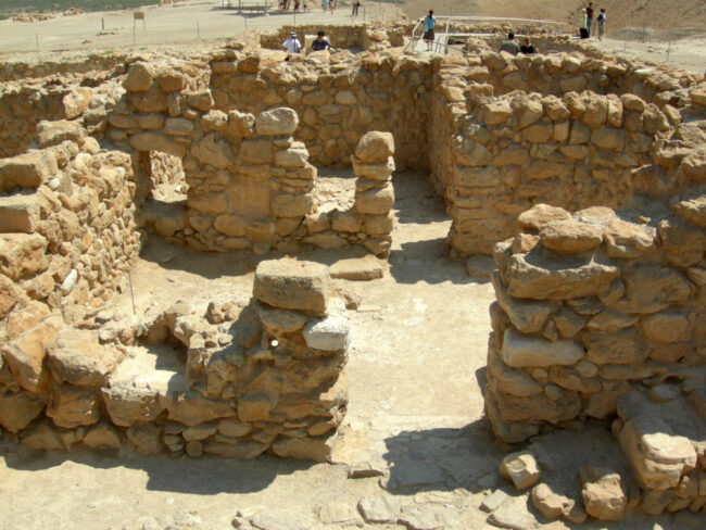 Living quarters at Qumran. Photo by by Mark A. Wilson. Public Domain