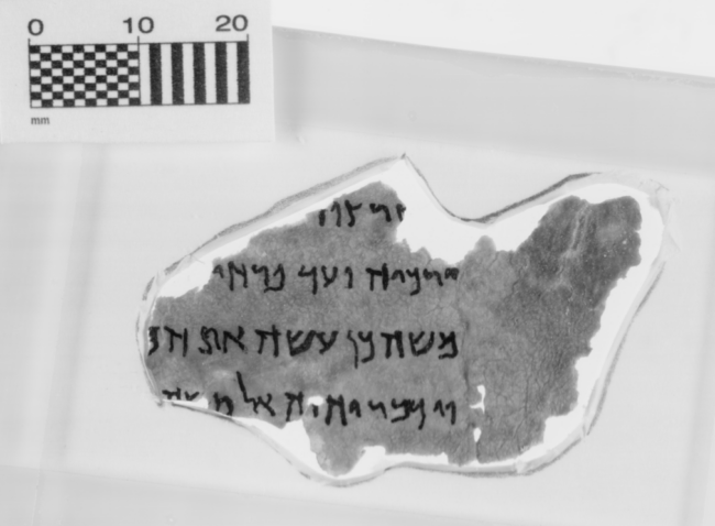 ‘Dead Sea Scroll’ fragment from the Museum of the Bible