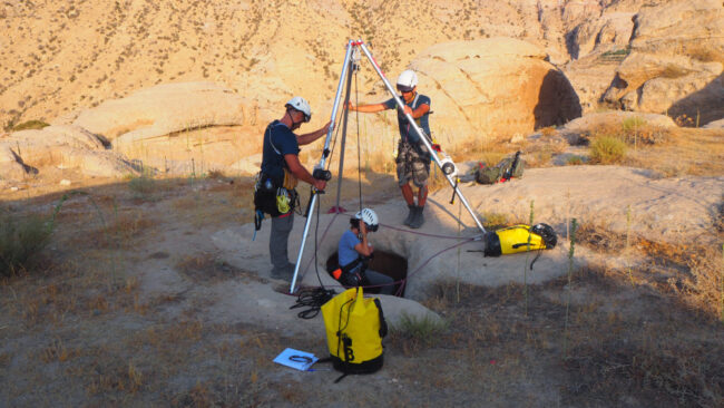 Studying water systems at Sela October 2018.