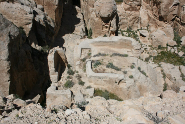 Entrance to the site, Sela April 2016.