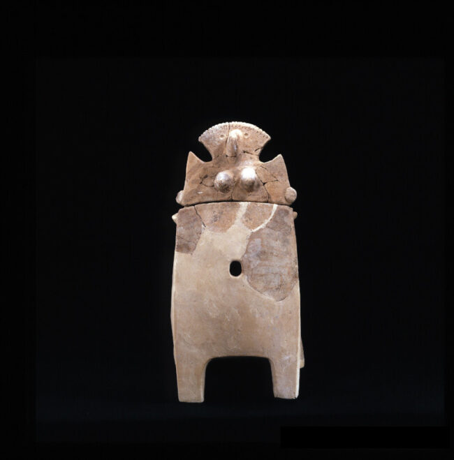 Ossuary with female features. Image courtesy of Dina Shalem