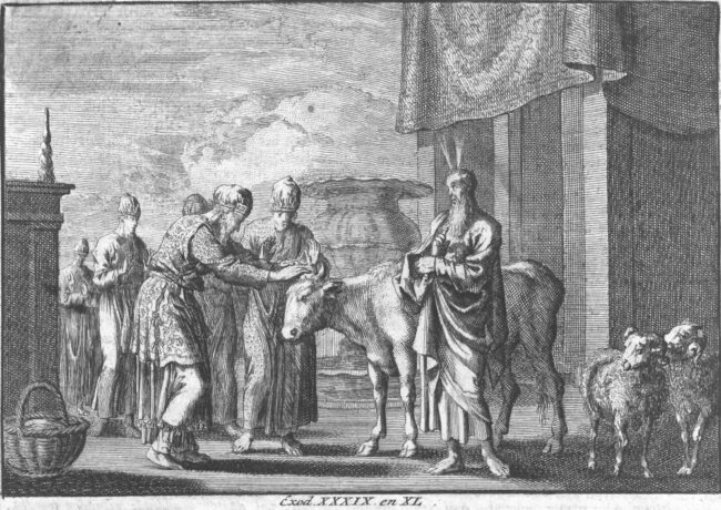 Exodus 39-40, Historie des Ouden en Nieuwen Testaments, Amsterdam, 1700.