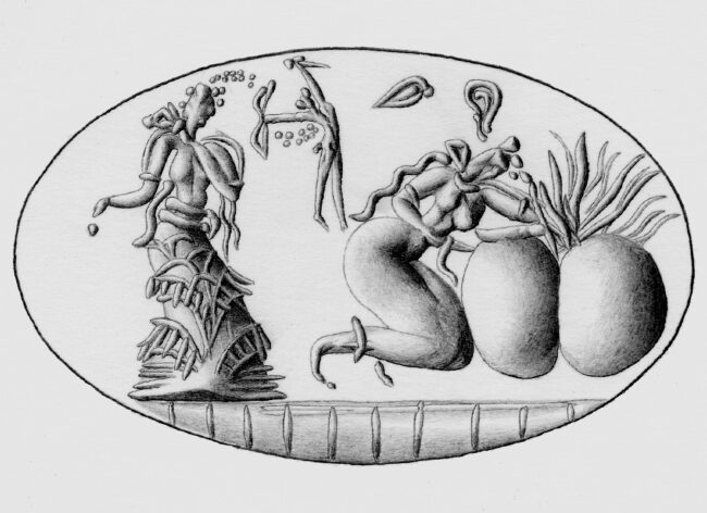 Minoan gold ring CMS VI. 278. Image courtesy of the author.