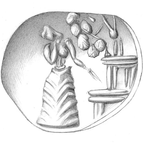 Clay sealing from Chania. CMS VS IA. 176. Image courtesy of the author.