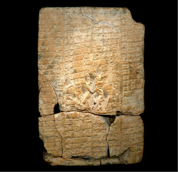 Old Babylonian list of animals. Object UM 29-16-31, Courtesy of The Penn Museum.