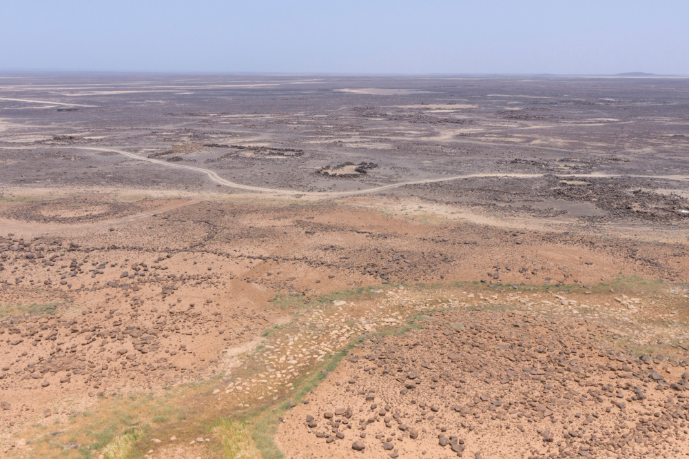 Landscape in the vicinity of Shubayqa. Photo by Lisa Yeomans.