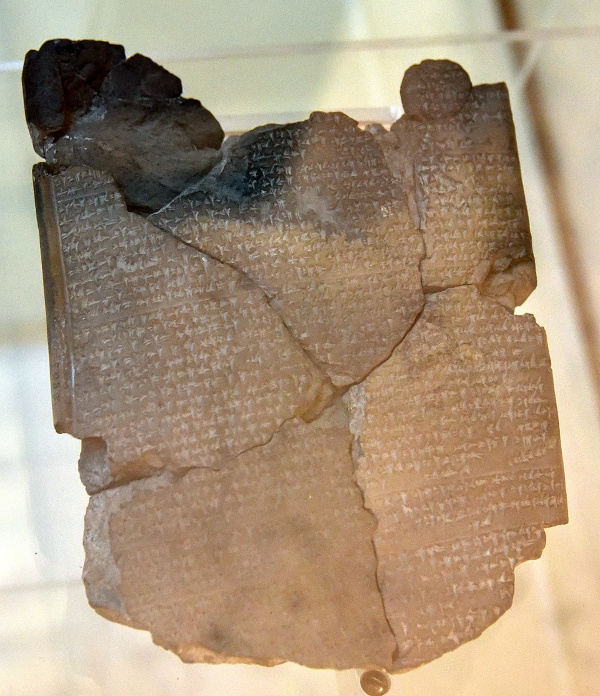 Tablet of Hittite plague prayers of King Mursili II. Photo by Osama Shukir Muhammed Amin FRCP(Glasg), CC By-SA 3.0.
