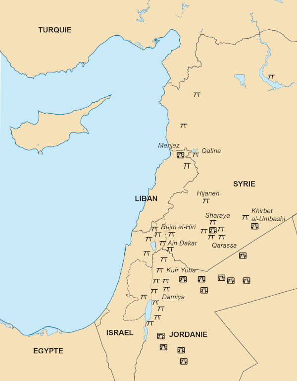Map of the location of Menjez and other dolmen fields. Image courtesy of Tara Steimer-Herbet.