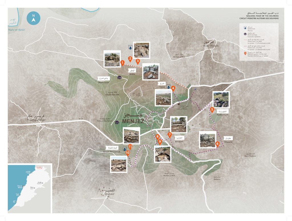 Map of walking tour. Image courtesy of Tara Steimer-Herbet.