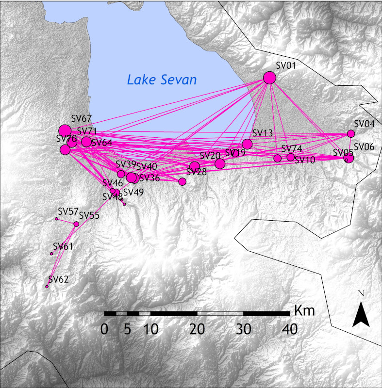 Signaling networks near Lake Sevan. Courtesy of the author.