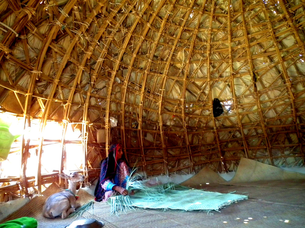 Interior of a circular house. Courtesy of Hossein Vahedi.