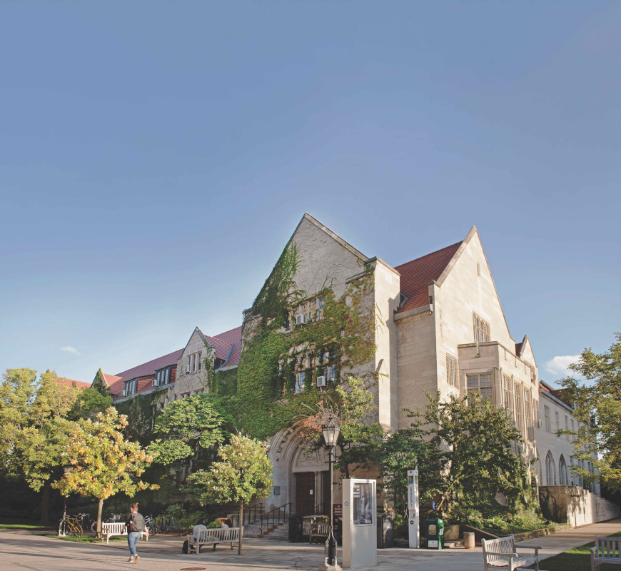 The exterior of the Oriental Institute in 2018. Courtesy of the Institute for the Study of Ancient Cultures.