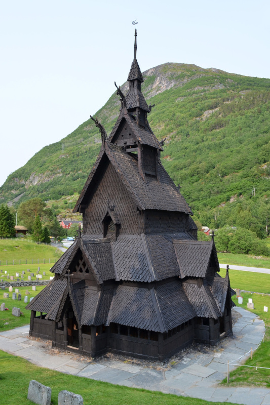 Borgund church from the west southwest. Photograph by Neve Nera.