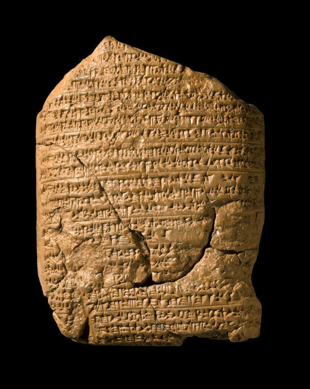 Nebuchadnezzar Chronicle. Clay tablet; New Babylonian. Chronicle for years 605-594 BC. © Trustees of the British Museum. Wikimedia Commons.