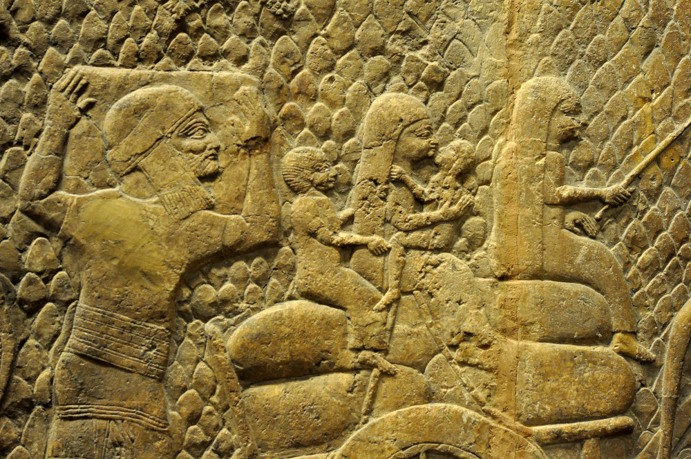 Assyrian Reliefs - Judeans of Lachish going into exile. Photo by Osama Shukir Muhammed Amin FRCP(Glasg), CC By-SA-4.0