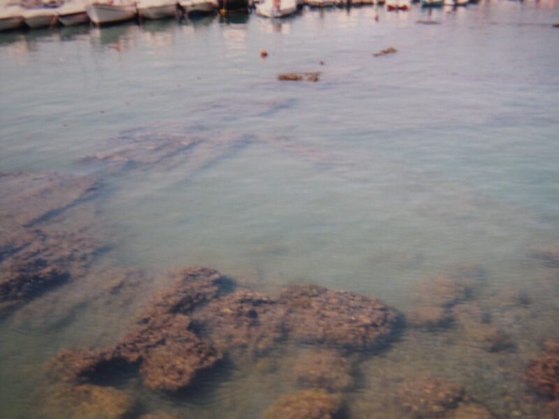 Submerged Roman fishpond, Formia. Courtesy of the author.