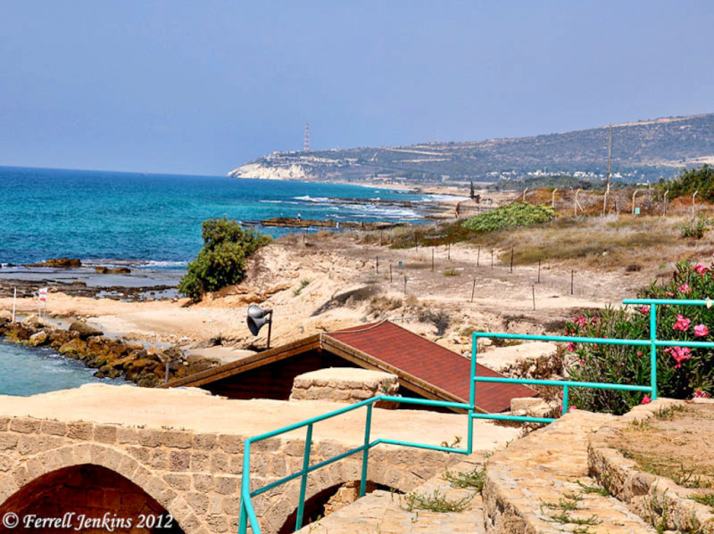 Achziv, photo courtesy of Ferrell Jenkins.