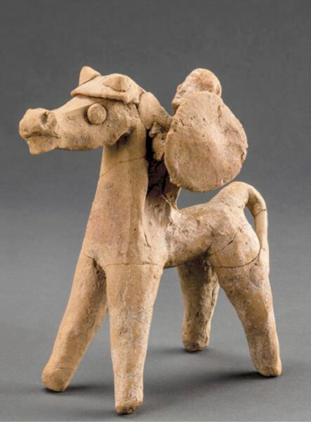 Horse and Rider from Akhzib. Iron Age II, 8th-7th century BCE. Photo © The Israel Museum, Jerusalem.