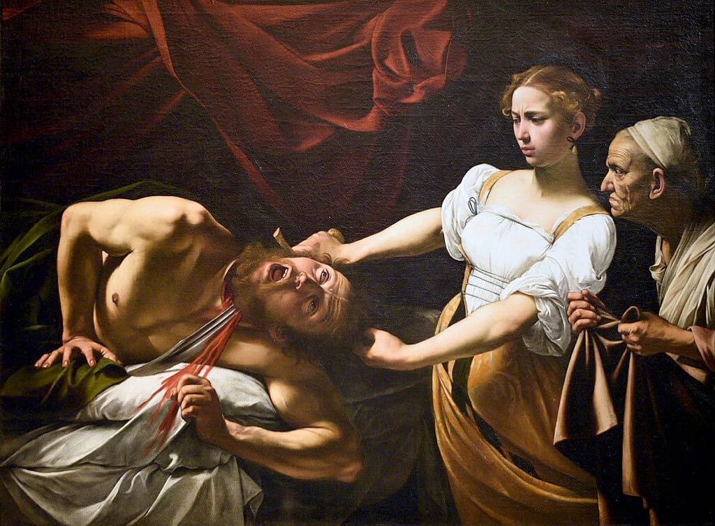 Judith Beheading Holofernes, Caravaggio, 1598-1999 or 1602.