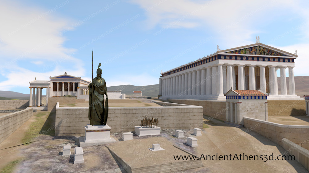 The Acropolis of Athens during the Roman Period. All images courtesy of the author.