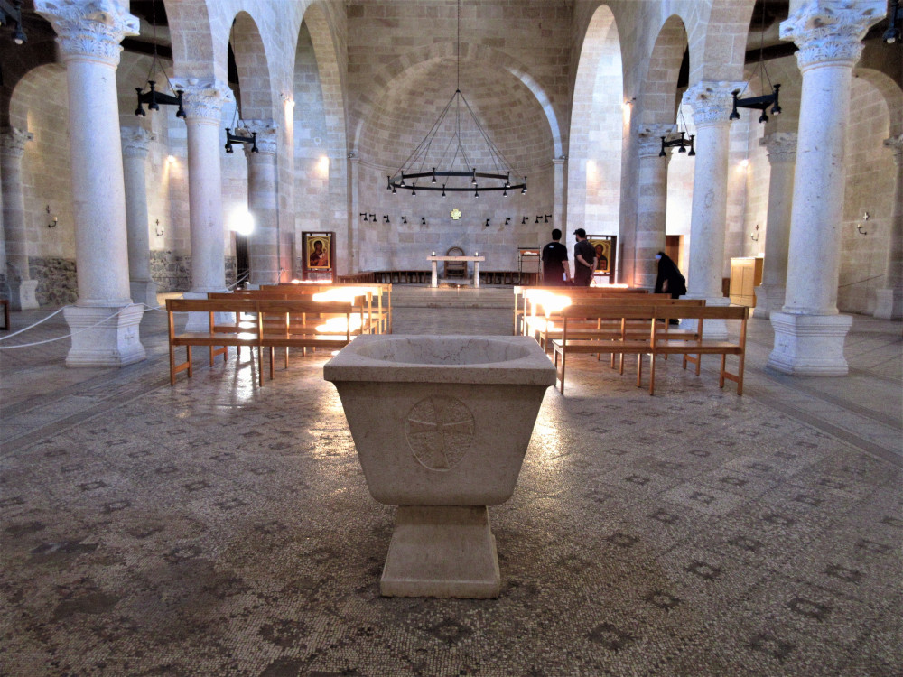 The present day Church of the Multiplication at Tabgha (photo by Joy Lee-Ryan).