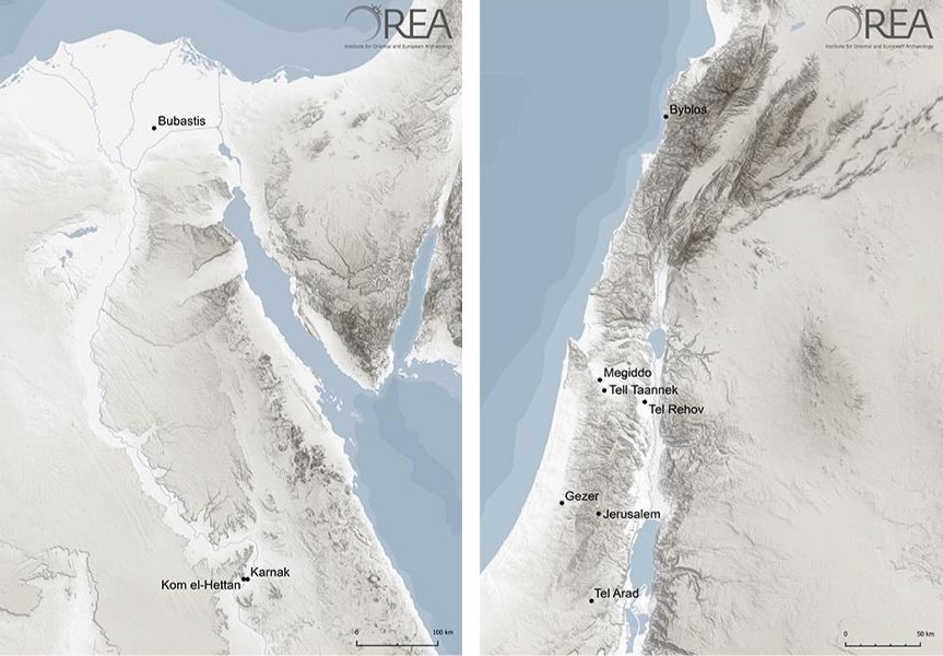 Maps of sites mentioned in the text. Images courtesy of the author.