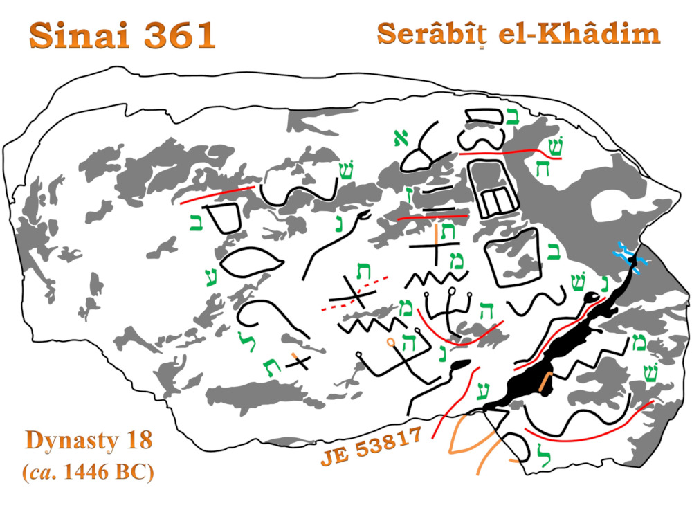 Sinai 361 drawing. Courtesy of Douglas Petrovich.