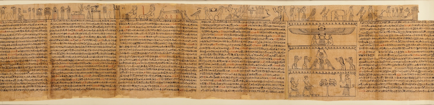 Book of the Dead of the Priest of Horus, Imhotep (Imuthes) ca. 332-200 B.C. Metropolitan Museum of Art # 35.9.20a–w.