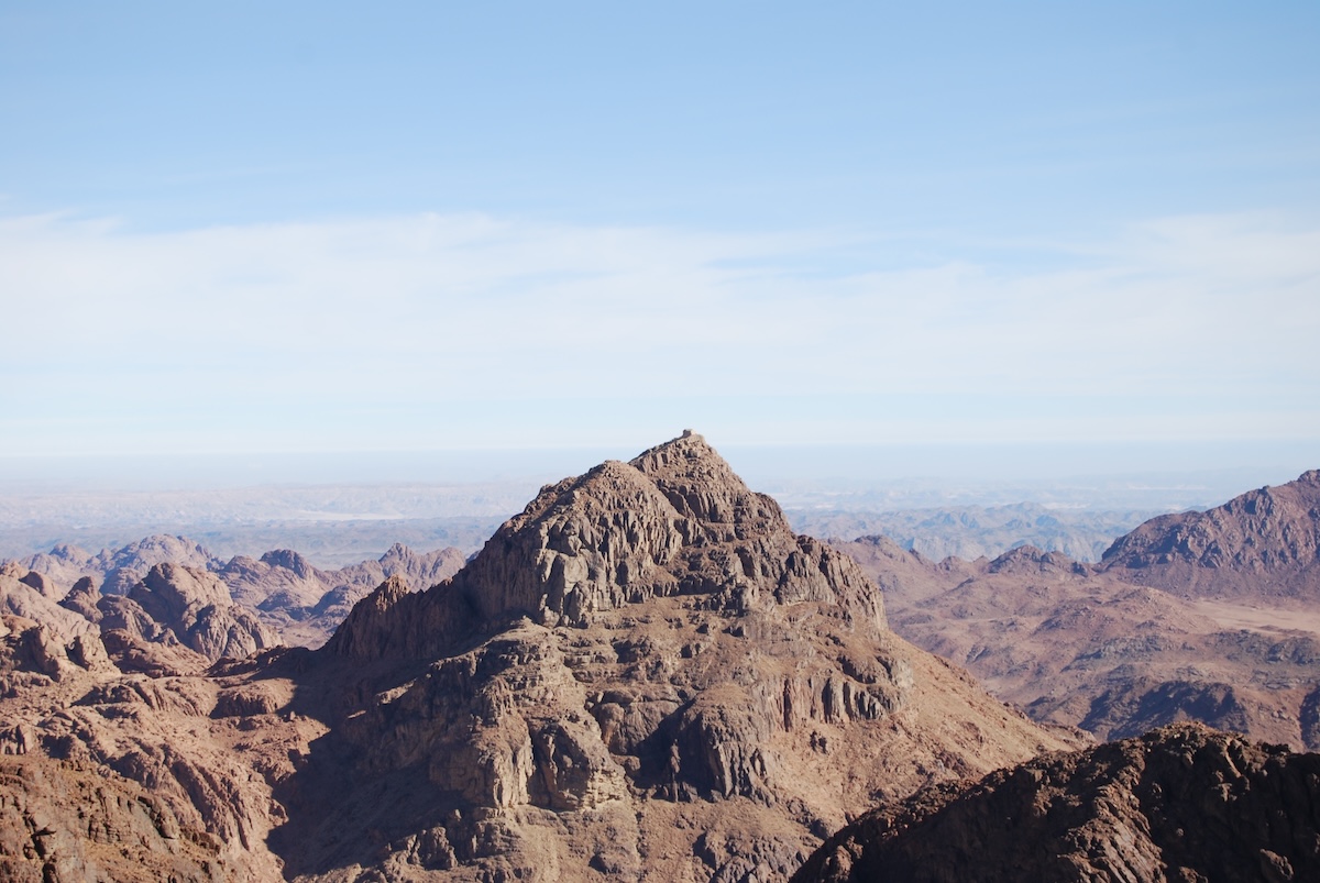 Gebel Musa, the “Mount Sinai” of later traditions