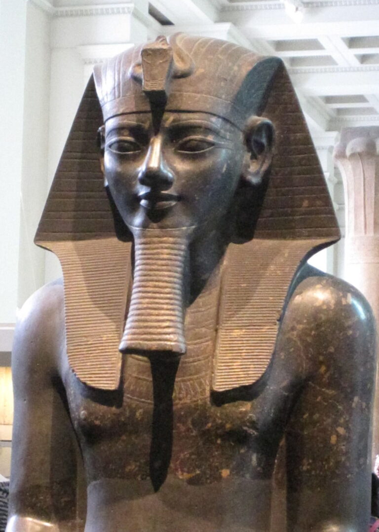 King Amenhotep III, British Museum. Public domain