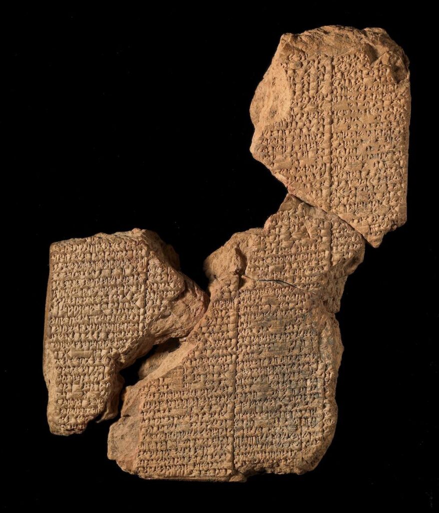 Figure 1: Tablet III of the Epic of Atrahasis (the Great Flood). Old Babylonian (ca. 2000–1600 BCE). BM80385. ©The Trustees of the British Museum.