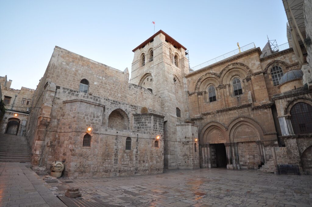 The Church of the Holy Sepulchre in Jerusalem (Wikimedia commons)