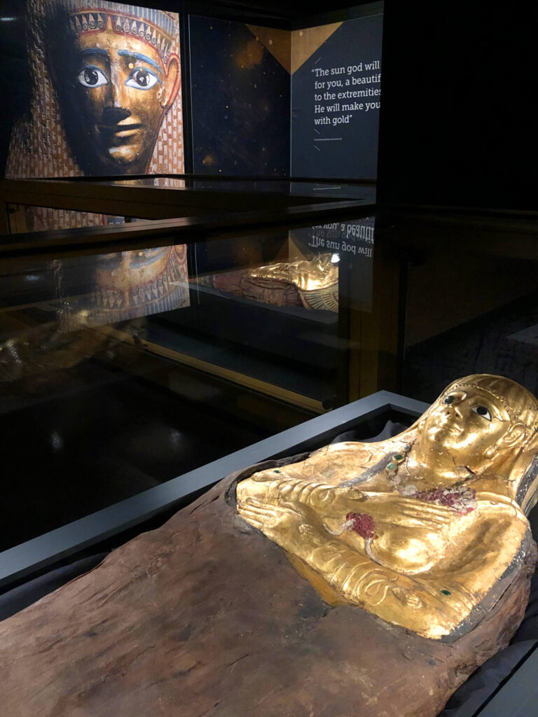 The “Golden Mummies” Exhibit. © Manchester Museum