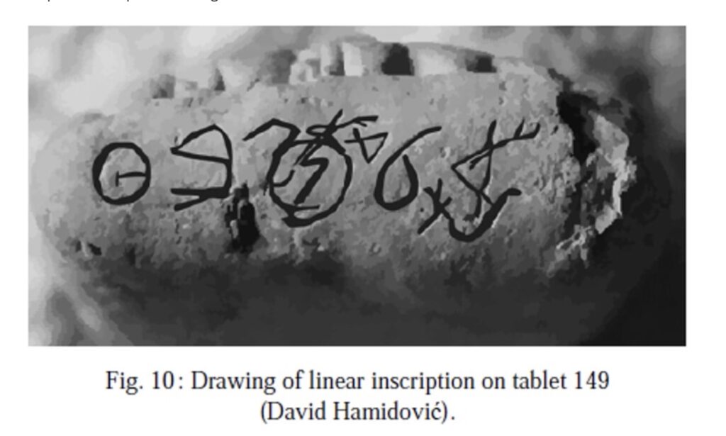 Even scribes wrote the linear alphabet chaotically as this inscription, from a looted and unprovenanced cuneiform tablet possibly of the 15th century BCE shows. From A. Koller, “ The Alphabet: The First Thousand Years ”, ANE Today https://www.asor.org/anetoday/2020/01/alphabet-the-first-thousand-years