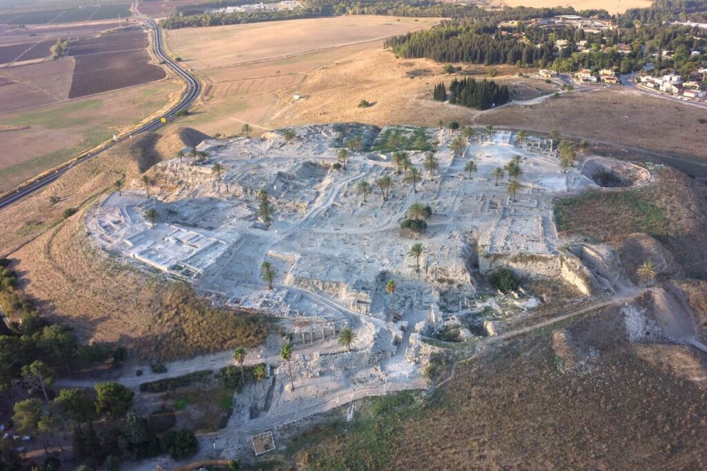 Figure 1: Tel Megiddo, a major Iron Age site. Photograph courtesy of Megiddo Expedition