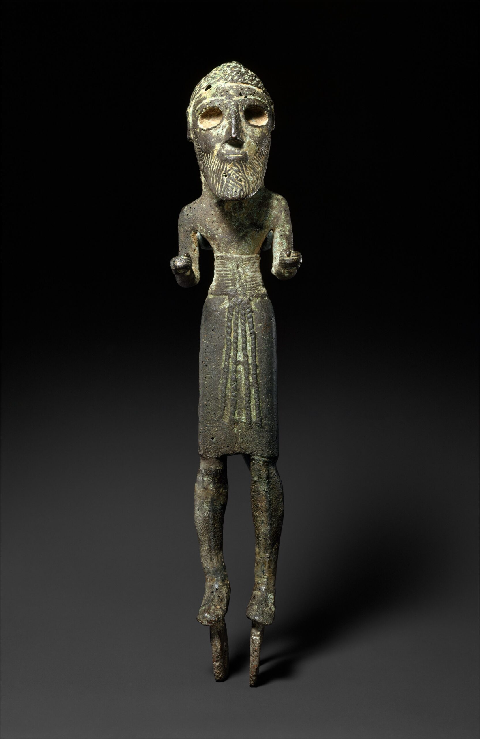 Standing Warrior Figure, ca. 3rd millennium BCE. Possibly from Lebanon. Metropolitan Museum of Art. Public Domain.