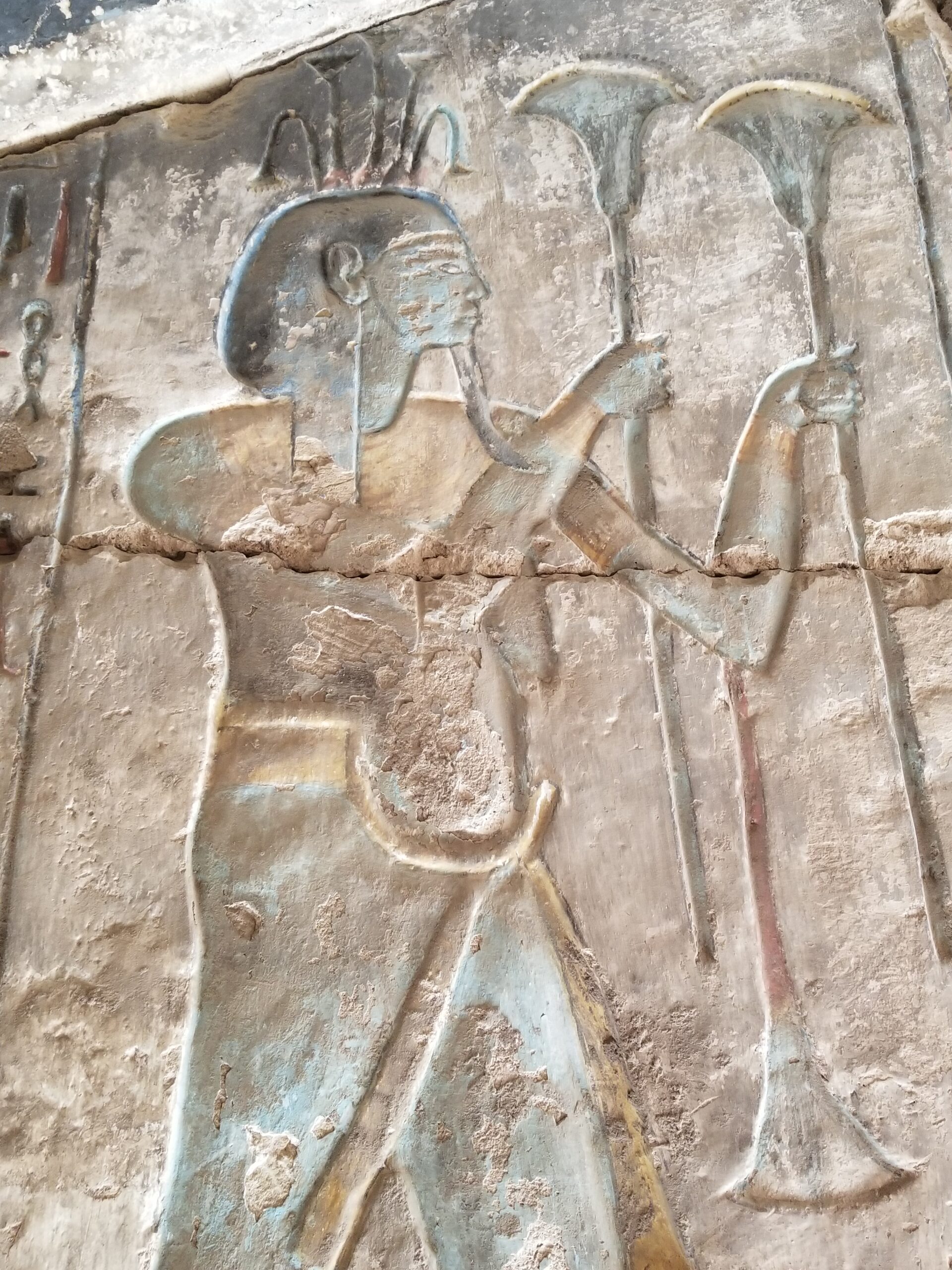 Nile fecundity figure from Medinet Habu. Photo by Marissa Stevens