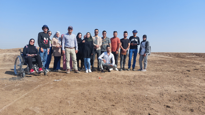 International teams should hire more Iraqi academics, students or young graduates to work on excavation. Photo by Jaafar Jotheri 2021, postgraduate student of the University of Al-Qadisiyah.