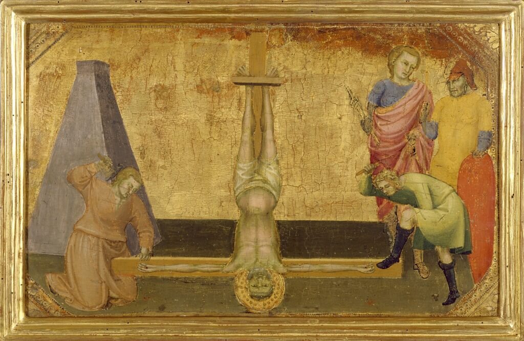 The Crucifixion of Saint Peter, Lorenzo Monaco (Italian, ca. 1370-1425),The Walters Art Museum. CC0.