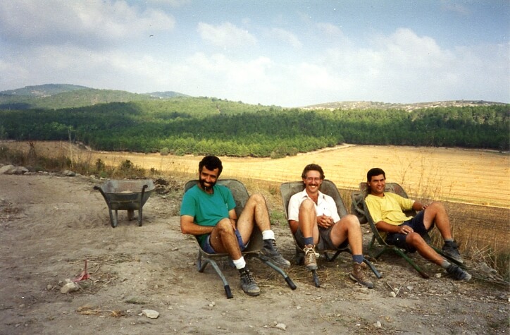 Megiddo 1996. With Israel Finkelstein and Oded Lipschits. Nice guys. I wonder what they're up to?