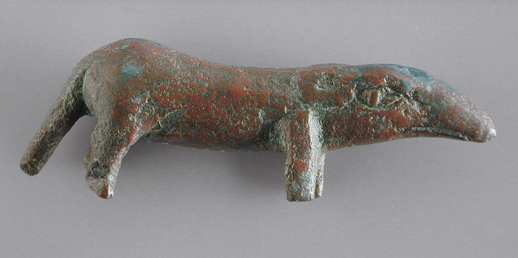 Figurine of a Wild Pig, Ptolemaic – Roman Period (323 – 30 BCE). LACMA M.80.198.11. Public domain