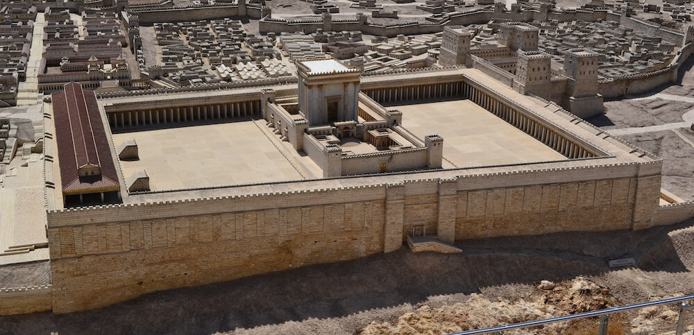 Model of Herod the Great’s temple complex in Jerusalem from the Israel Museum, Jerusalem, Israel. (© D. Clint Burnett)