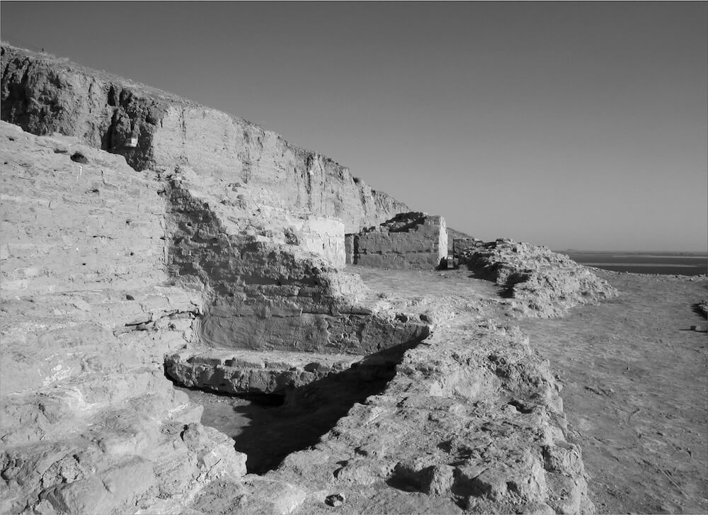 Part of the 1st c. BCE/1st c. CE defensive wall at the site of Tell Barri, Syria. © Missione Archeologica Italiana a Tell Barri.