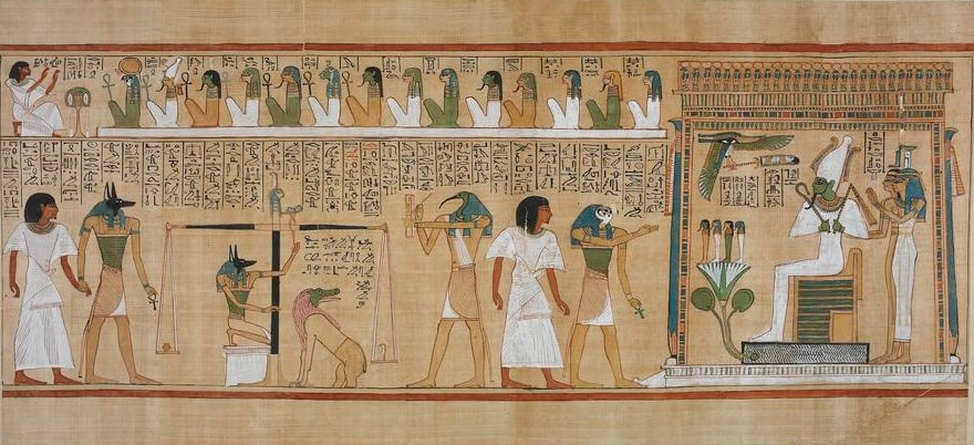 Page from the Book of the Dead of Hunefer, Thebes, 19th Dynasty, ca. 1275 B.C.E. © The Trustees of the British Museum. CC BY-NC-SA 4.0