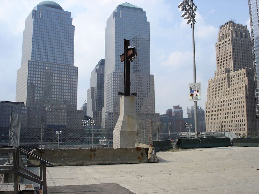 The Ground Zero Cross. Photo: Dieter, CC By-SA.