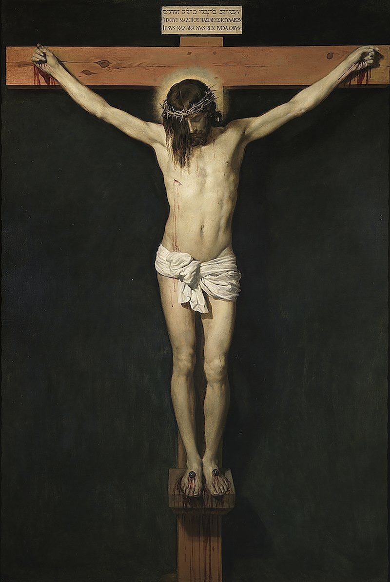 Diego Velázquez, Christ Crucified, oil on canvas, 1632. Now in the Museo del Prado, Madrid. Public Domain. Photo courtesy of Museo del Prado.