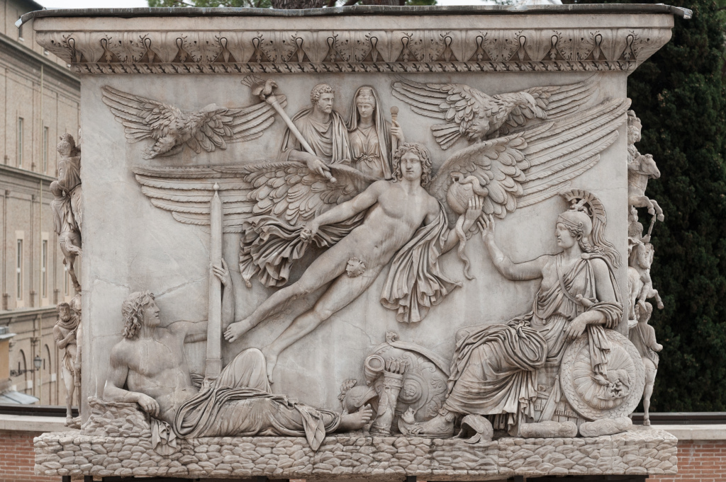 The Apotheosis of Antoninus Pius and Faustina. Credit: Egisto Sani, Vatican Museums