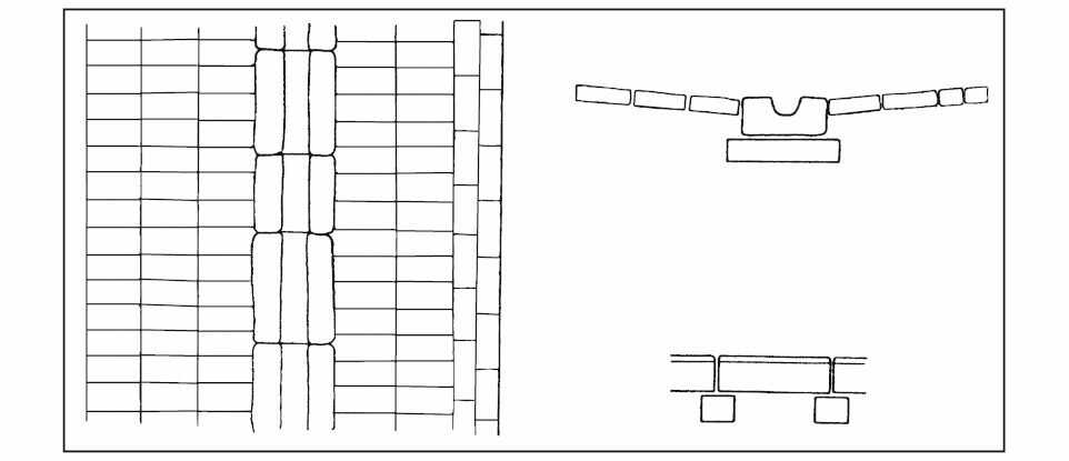 One of the streets in the fortress Buhen with a u-shaped channel in the middle of the road (Köpp-Junk 2015, fig. 16)