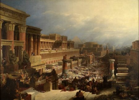 Departure of the Israelites, David Roberts (1829). Birmingham Museum and Art Gallery.