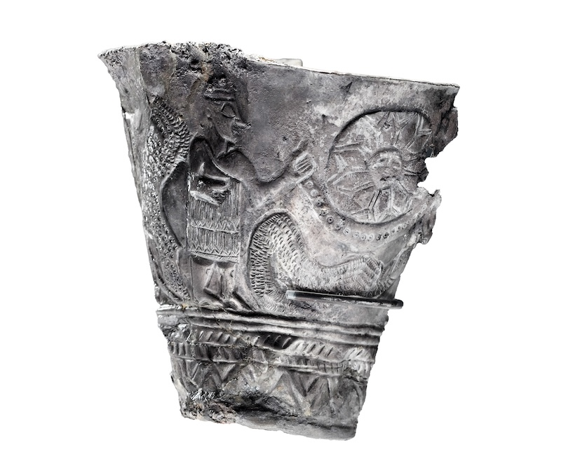 Intermediate Bronze Age silver goblet from ˁAin Samiya near Ramallah. The Israel Museum, Jerusalem (inv. no. K2919), Staff Officer for Archaeology, Civil Administration of Judea and Samaria. © The Israel Museum, Jerusalem, by Ardon Bar-Hama (Luwian Studies #5048).